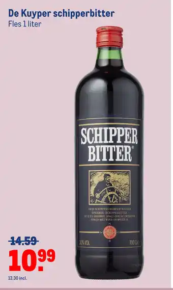 Makro De kuyper schipperbitter 1 liter aanbieding