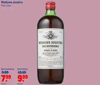 Makro Weduwe joustra 1 liter aanbieding