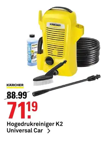 Karwei Hogedrukreiniger k2 universal car aanbieding