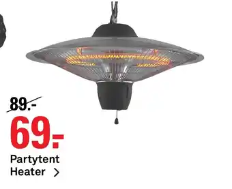 Karwei Partytent heater aanbieding