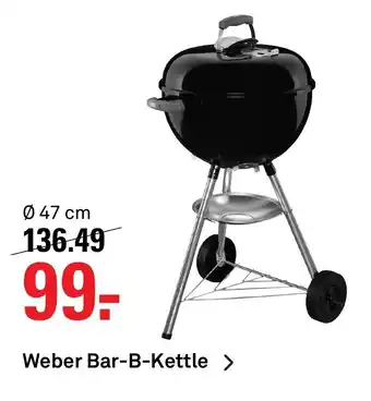 Karwei Weber bar-b-kettle 47cm aanbieding