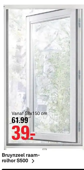 Karwei Bruynzeel raam-rolhor s500 58x150 cm aanbieding