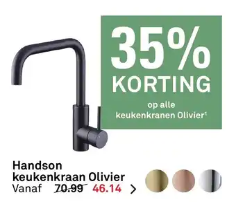 Karwei Handson keukenkraan olivier aanbieding