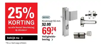 Karwei Nemef veiligheids beslag 55 mm aanbieding