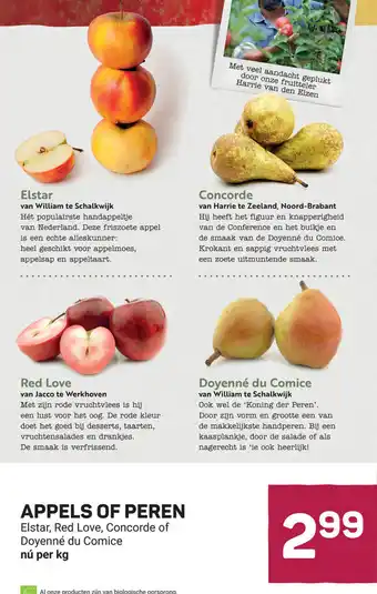 Ekoplaza Appels of peren aanbieding