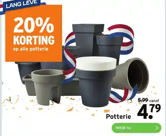 GAMMA Potterie aanbieding