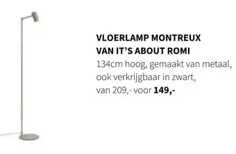 Nijhof Vloerlamp montreux van it's about romi aanbieding