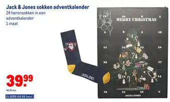 Makro Jack & Jones sokken adventkalender aanbieding