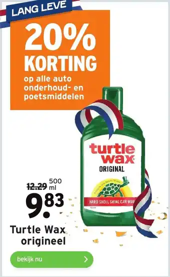 GAMMA Turle wax origineel 500 ml aanbieding