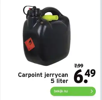 GAMMA Carpoint jerrycan 5 liter aanbieding