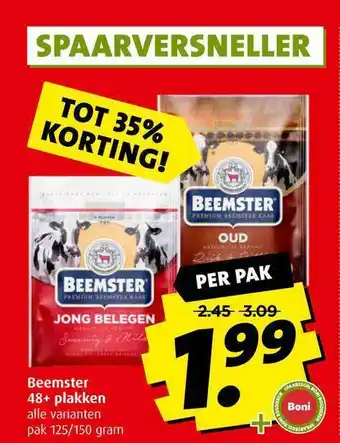 Boni Beemster 48+ plakken aanbieding