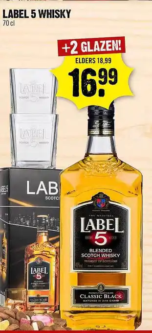 Dirck 3 Label 5 whisky aanbieding