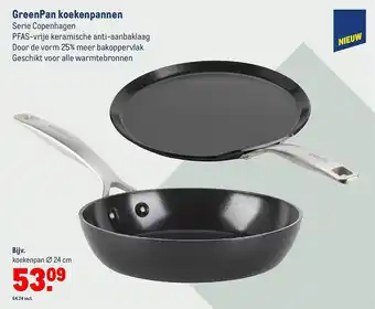 Makro Greenpan koekenpannen aanbieding