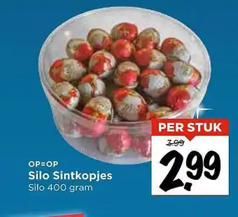 Vomar Voordeelmarkt Silo sintkopjes aanbieding