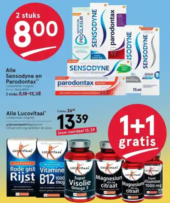 Etos Alle sensodyne en parodontax aanbieding