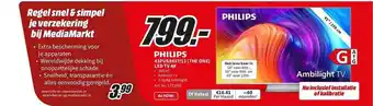 MediaMarkt Philips 43pus8837-12 (the one) led tv 4k aanbieding