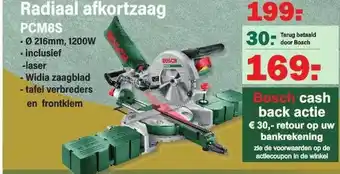 Van Cranenbroek Radiaal afkortzaag pcm8s aanbieding