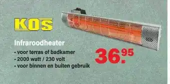 Van Cranenbroek Jos infraroodheater aanbieding