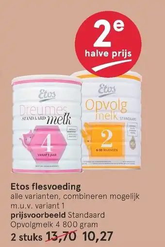 Etos Flesvoeding 800g aanbieding