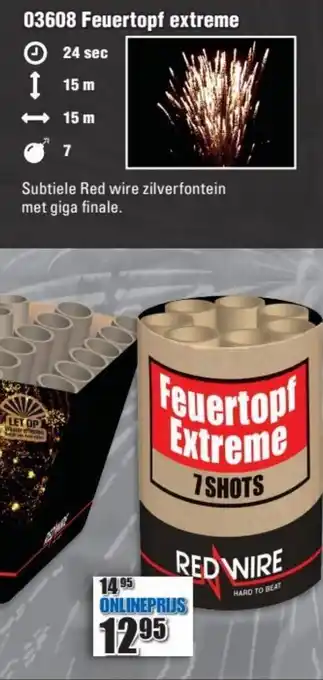 XL vuurwerk 03608 feuertopf extreme aanbieding