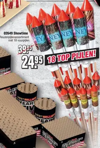 XL vuurwerk 02649 showtime aanbieding