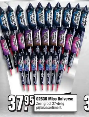 XL vuurwerk 02636 miss universe aanbieding