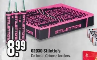 XL vuurwerk 02030 stiletto's aanbieding