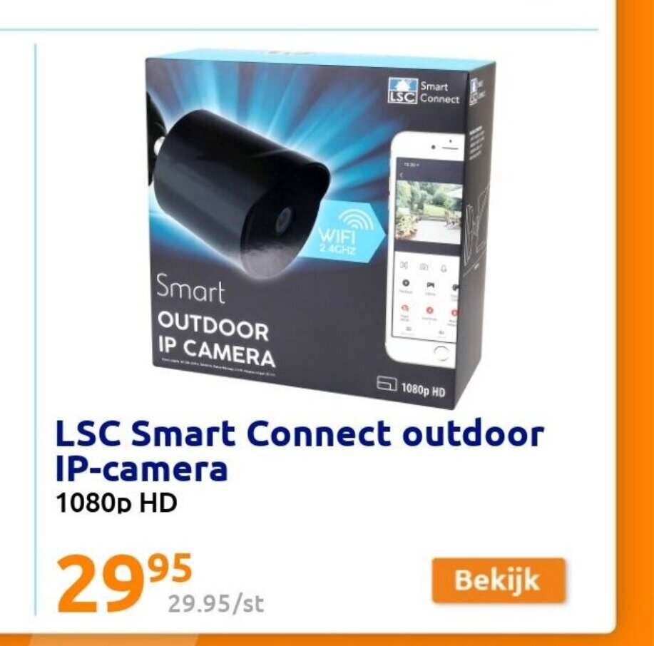 Lsc Smart Connect Outdoor Ip-kamera Bedienungsanleitung LSC Smart Connect outdoor IP-camera aanbieding bij Action