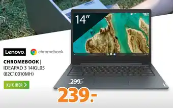 Expert Lenovo Chromebook | Ideapad 3 14Igl05 (82C10010Mh) aanbieding