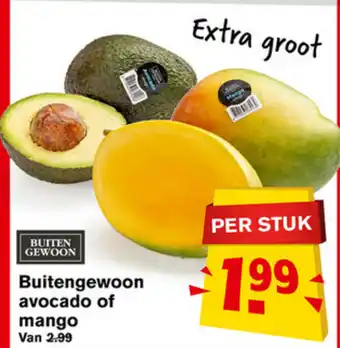 Hoogvliet Buitengeewoon avocado of mango aanbieding