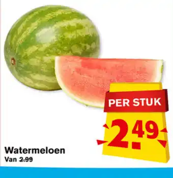 Hoogvliet Watermelon aanbieding