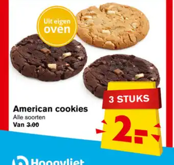 Hoogvliet American cookies aanbieding