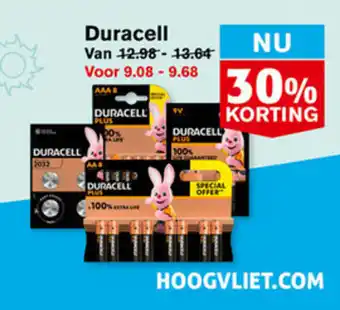 Hoogvliet Duracell aanbieding