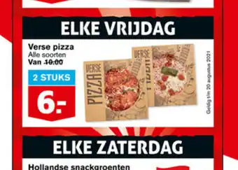 Hoogvliet Verse pizza aanbieding