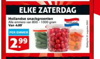 Hoogvliet Hollandse snackgroenten aanbieding