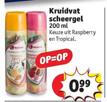 Kruidvat Kruidvat scheergel 200 ml aanbieding