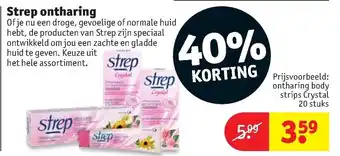 Kruidvat Strep ontharing aanbieding