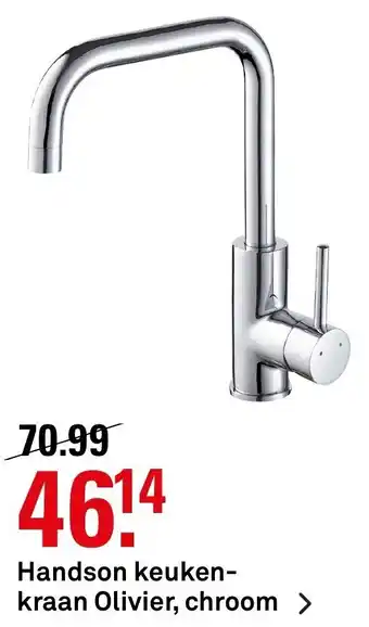 Karwei Handson keuken- kraan olivier, chroom aanbieding