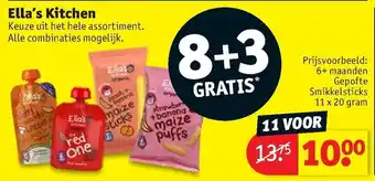 Kruidvat Ella's kitchen 11 st aanbieding