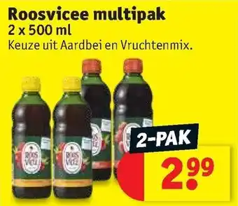 Kruidvat Roosvicee multipak 2-pak aanbieding