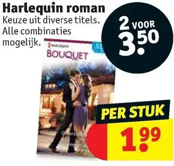 Kruidvat Harlequin roman aanbieding