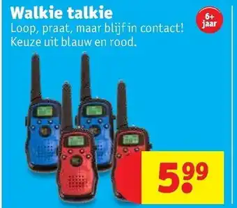 Kruidvat Walkie talkie aanbieding