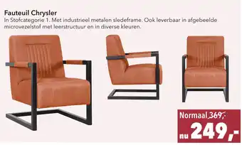 Woonsquare Fauteuil Chrysler aanbieding