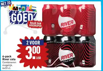 ALDI 6-pack River cola 6x33 cl aanbieding