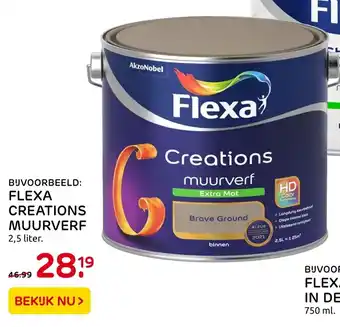 Praxis Flexa Creations muurverf 2.5L aanbieding