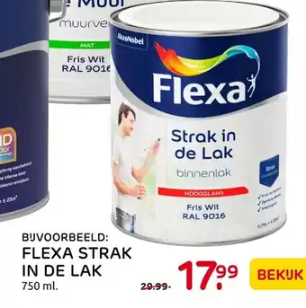 Praxis FLEXA Strak in de lak 750ml aanbieding