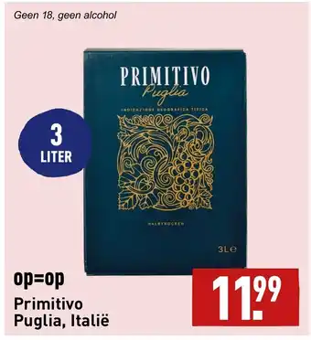 ALDI Primitivo Puglia, Italie aanbieding