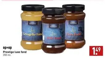 ALDI Prestige luxe fond 350 ml aanbieding