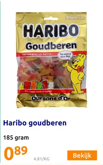 Action Haribo goudberen aanbieding