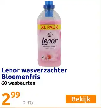 Action Lenor wasverzachter Bloemenfris aanbieding